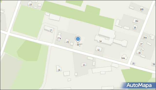 Mirów Stary, Mirów Stary, 30, mapa Mirów Stary