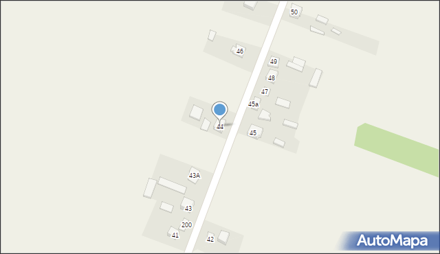 Mirów Stary, Mirów Stary, 44, mapa Mirów Stary