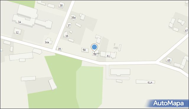 Mirów Stary, Mirów Stary, 59, mapa Mirów Stary