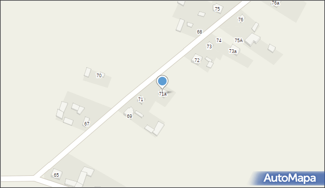Mirów Stary, Mirów Stary, 71a, mapa Mirów Stary