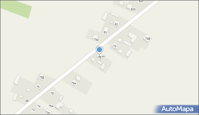 Mirów Stary, Mirów Stary, 78, mapa Mirów Stary