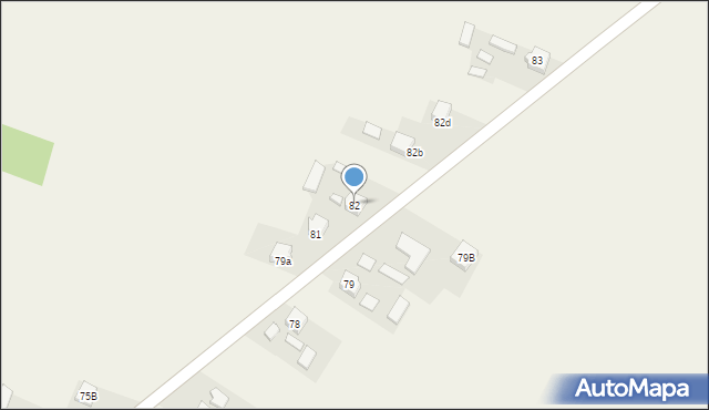 Mirów Stary, Mirów Stary, 82, mapa Mirów Stary