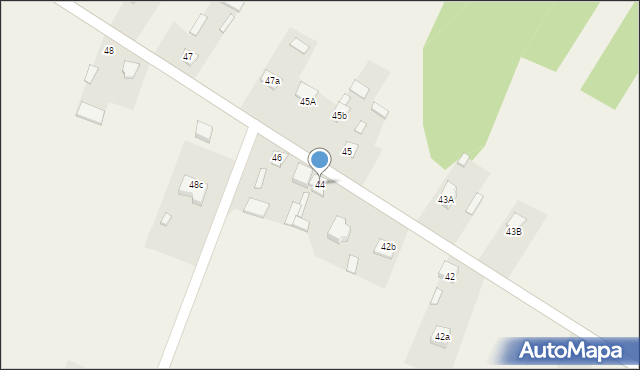 Mirówek, Mirówek, 44, mapa Mirówek