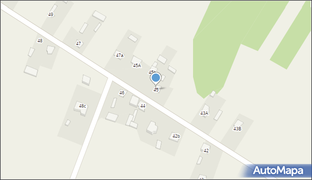 Mirówek, Mirówek, 45, mapa Mirówek