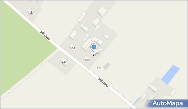 Mirowo, Mirowo, 15, mapa Mirowo