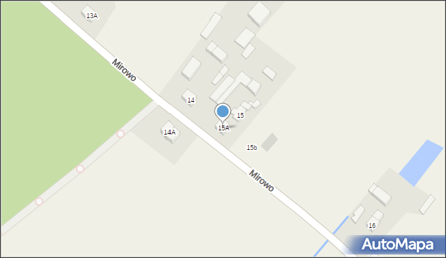 Mirowo, Mirowo, 15A, mapa Mirowo