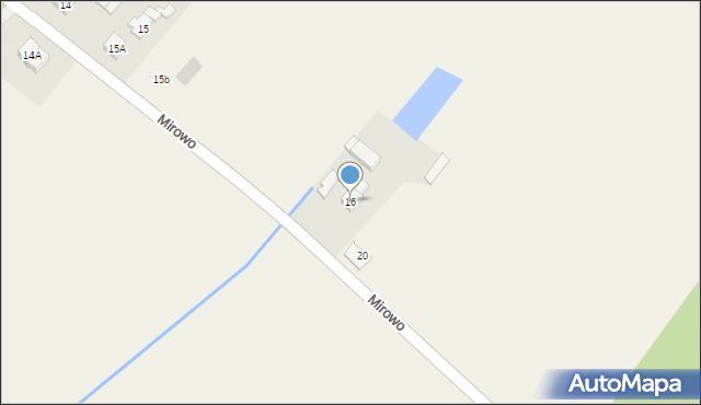 Mirowo, Mirowo, 16, mapa Mirowo
