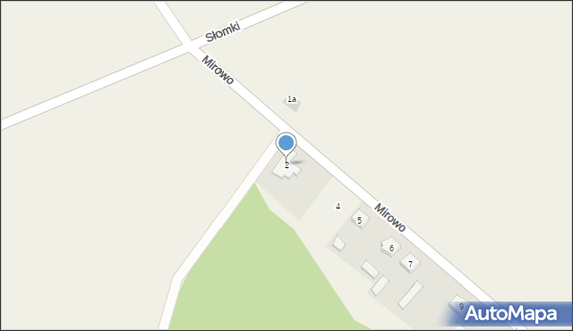 Mirowo, Mirowo, 2, mapa Mirowo