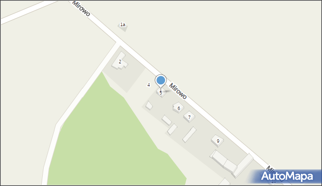 Mirowo, Mirowo, 5, mapa Mirowo
