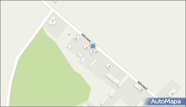 Mirowo, Mirowo, 7, mapa Mirowo