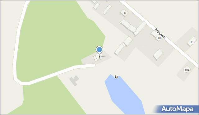 Mirowo, Mirowo, 8, mapa Mirowo