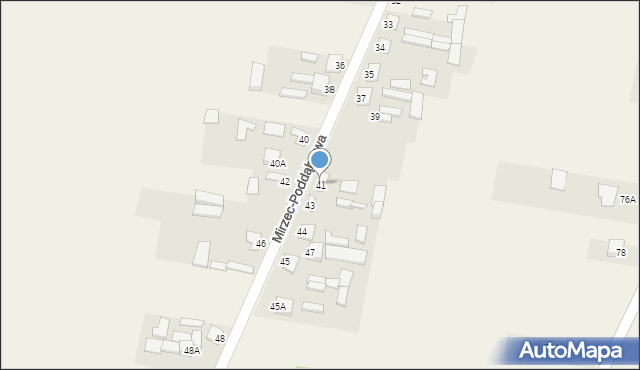 Mirzec, Mirzec-Poddąbrowa, 41, mapa Mirzec