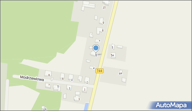 Mirzec-Podborki, Mirzec-Podborki, 6, mapa Mirzec-Podborki