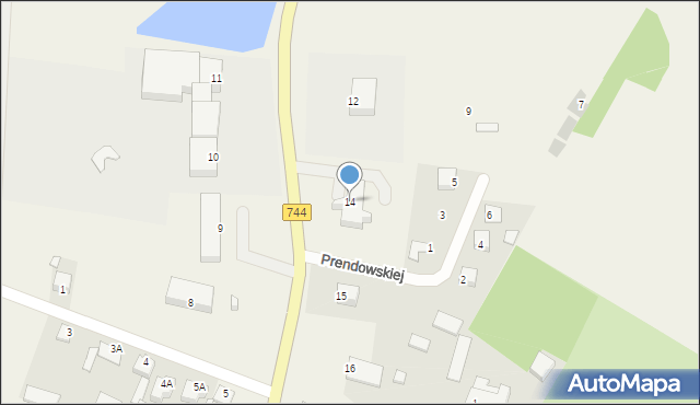 Mirzec Stary, Mirzec Stary, 14, mapa Mirzec Stary