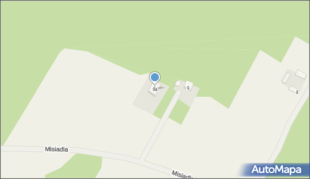 Misiadla, Misiadla, 9a, mapa Misiadla