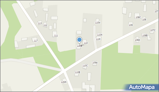 Misie, Misie, 110B, mapa Misie