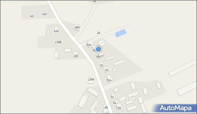 Misie, Misie, 50C, mapa Misie