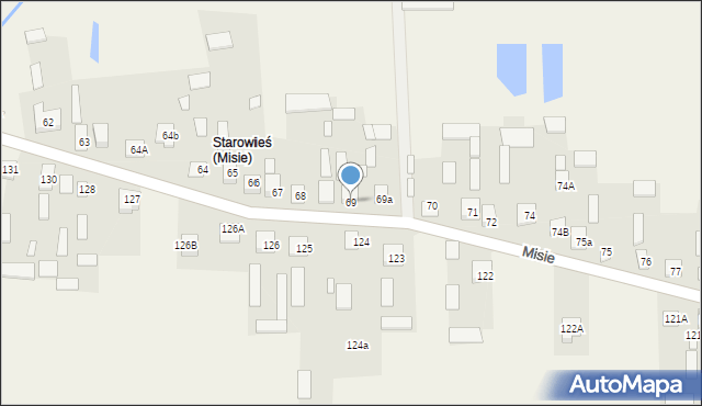 Misie, Misie, 69, mapa Misie