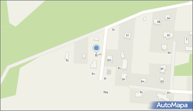 Miszewko, Miszewko, 8y, mapa Miszewko