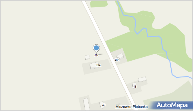 Miszewko Strzałkowskie, Miszewko Strzałkowskie, 49c, mapa Miszewko Strzałkowskie