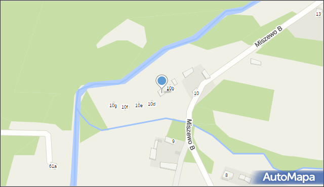 Miszewo B, Miszewo B, 10c, mapa Miszewo B