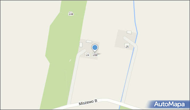 Miszewo B, Miszewo B, 24a, mapa Miszewo B