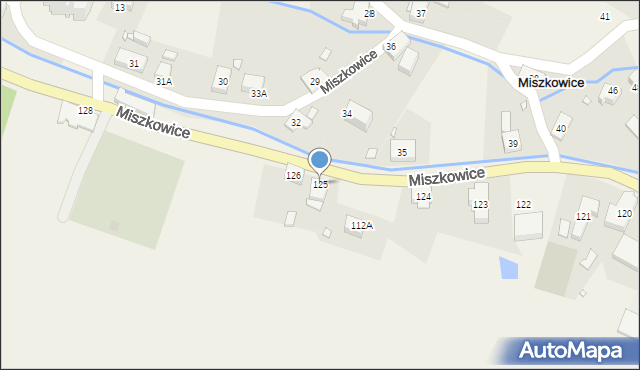 Miszkowice, Miszkowice, 125, mapa Miszkowice