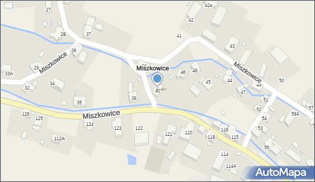 Miszkowice, Miszkowice, 40, mapa Miszkowice