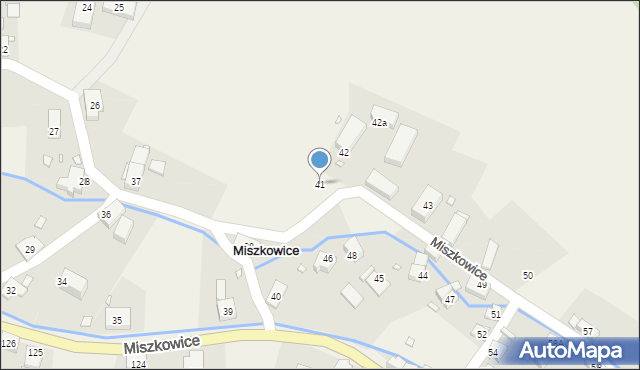 Miszkowice, Miszkowice, 41, mapa Miszkowice