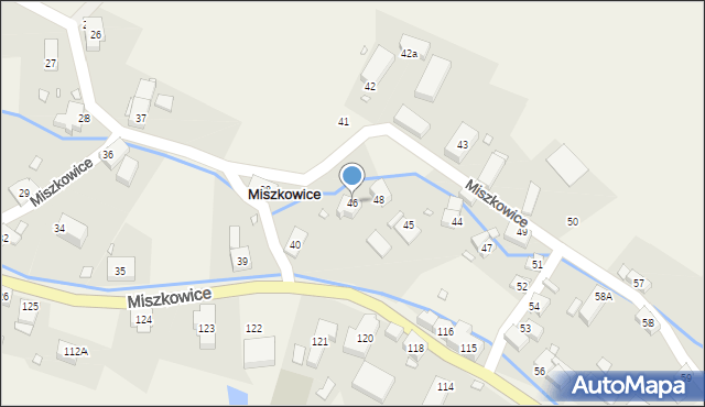 Miszkowice, Miszkowice, 46, mapa Miszkowice