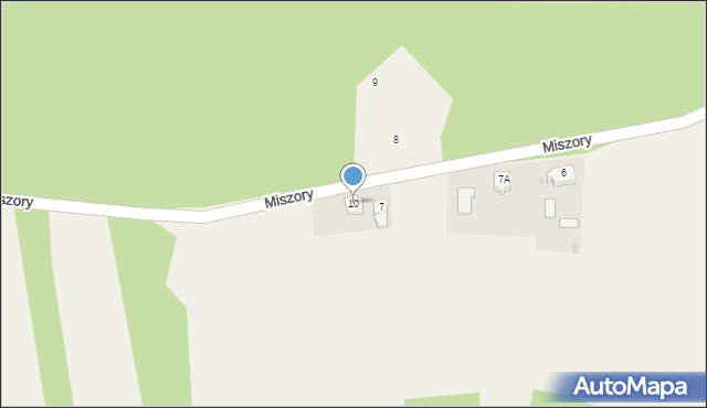 Miszory, Miszory, 10, mapa Miszory