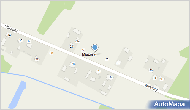 Miszory, Miszory, 25, mapa Miszory