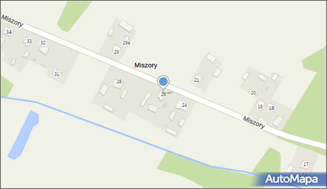 Miszory, Miszory, 26, mapa Miszory