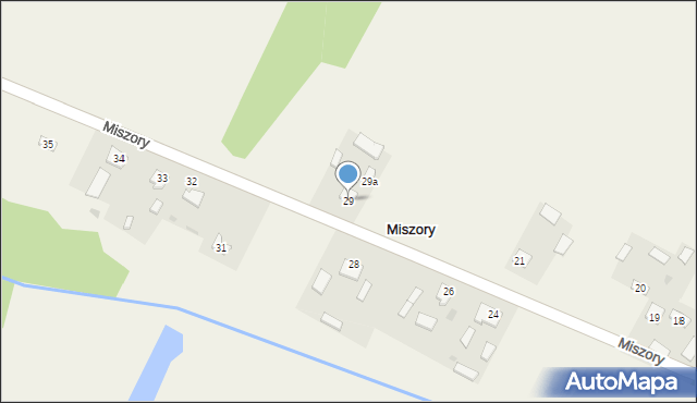 Miszory, Miszory, 29, mapa Miszory