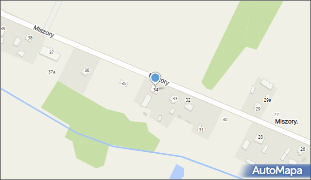 Miszory, Miszory, 34, mapa Miszory