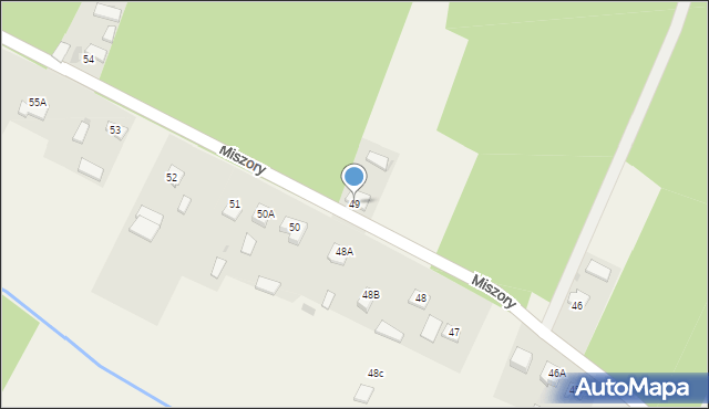 Miszory, Miszory, 49, mapa Miszory