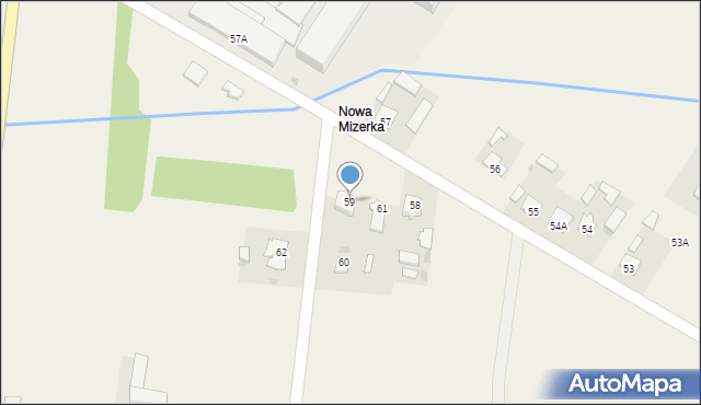Mizerka, Mizerka, 59, mapa Mizerka