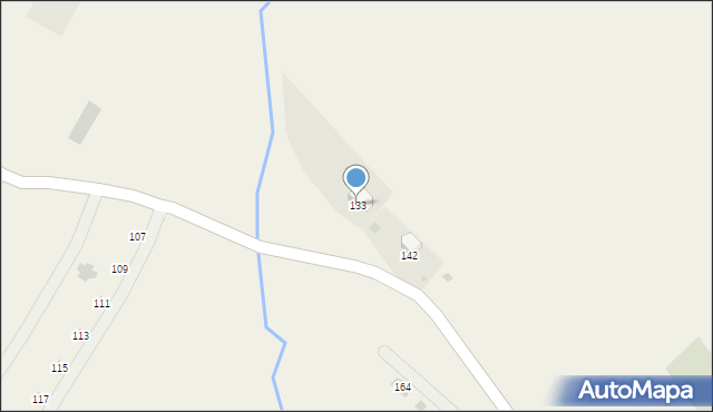 Mizerna, Mizerna, 133, mapa Mizerna