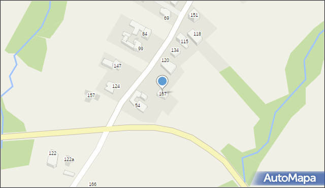 Mizerna, Mizerna, 167, mapa Mizerna