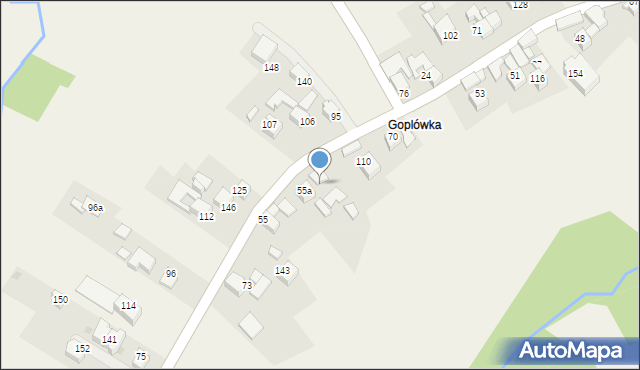 Mizerna, Mizerna, 89, mapa Mizerna