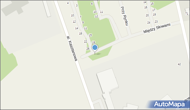 Młochów, Między Słowami, 35, mapa Młochów