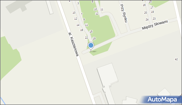 Młochów, Między Słowami, 37, mapa Młochów