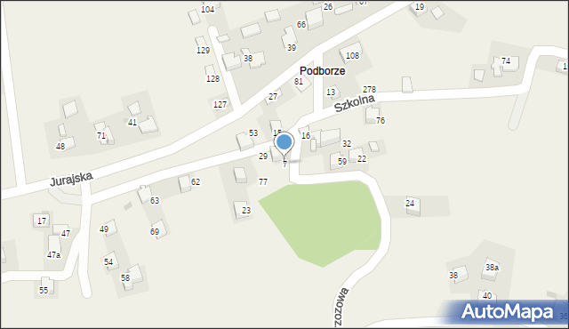 Młynka, Miodowa, 1, mapa Młynka