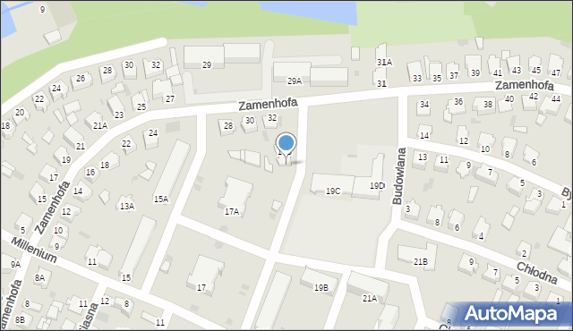 Myszków, Millenium, 17C, mapa Myszków