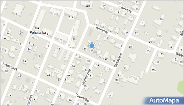 Myszków, Millenium, 25A, mapa Myszków