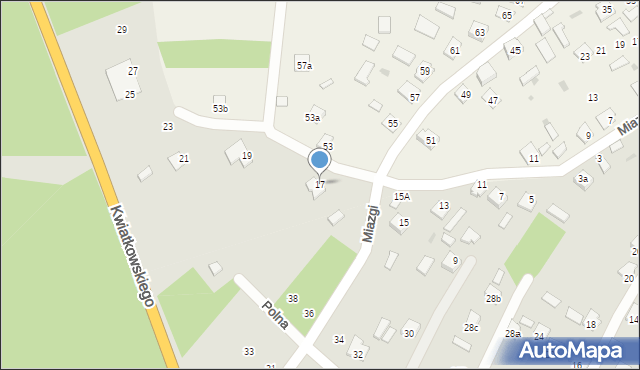 Nowa Sarzyna, Miazgi Ludwika, 17, mapa Nowa Sarzyna