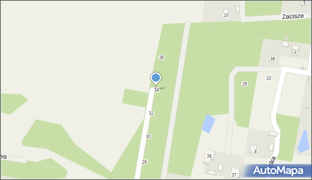 Nowe Grobice, Miodowa, 34, mapa Nowe Grobice