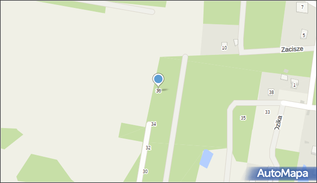 Nowe Grobice, Miodowa, 36, mapa Nowe Grobice