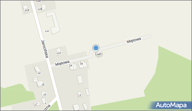 Nowe Miasto nad Wartą, Miętowa, 4a, mapa Nowe Miasto nad Wartą