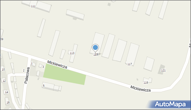 Nowe Sioło, Mickiewicza Adama, 115, mapa Nowe Sioło